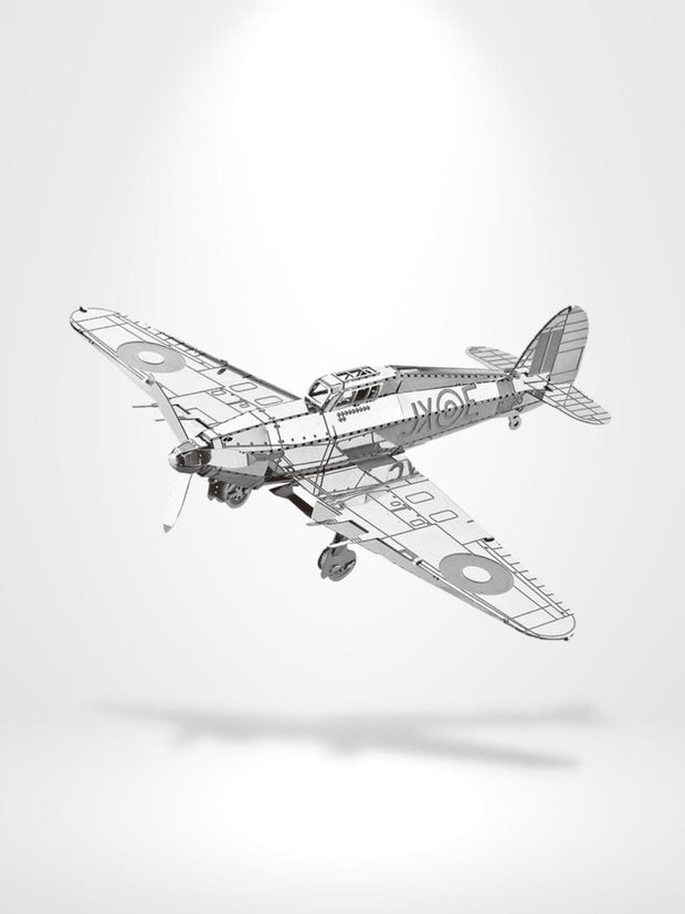 Puzzle 3D Avion De Chasse Maquette A Fabriquer | Brainstaker™ Argent