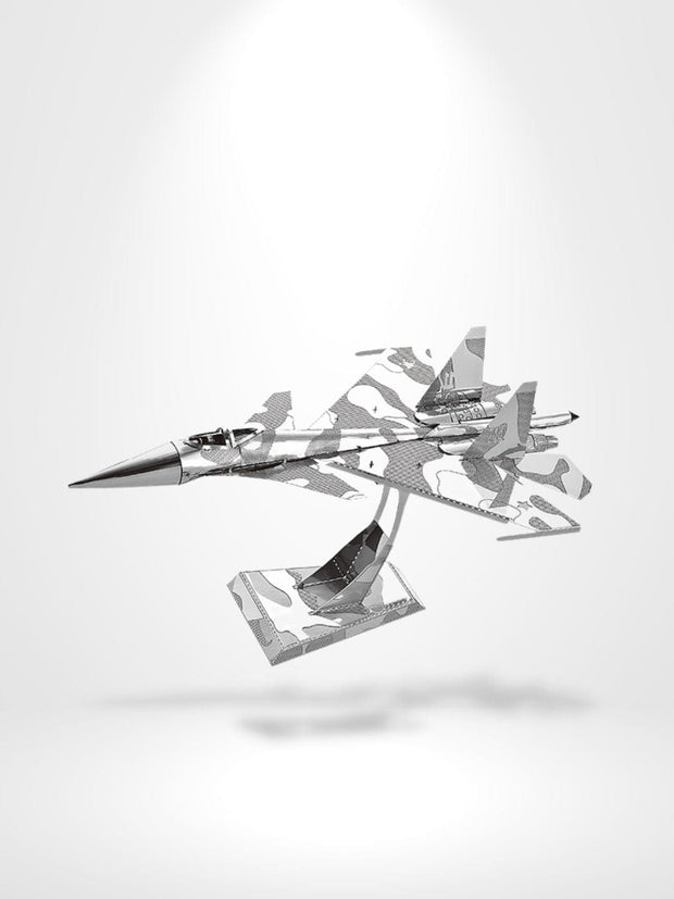 Puzzle 3D Avion Pour Adultes | Brainstaker™ Argent