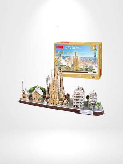 Puzzle 3D Barcelone | Brainstaker™ Beige