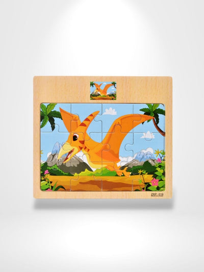 Puzzle 3D Bébé Dinosaure | Brainstaker™ Bois