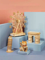 Puzzle 3D Bois Grande Roue | Brainstaker™ Bois