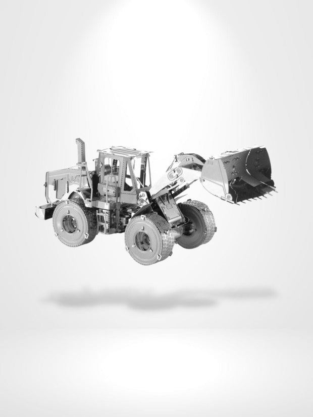 Puzzle 3D Camion Pelleteuse Pullback | Brainstaker™ Argent