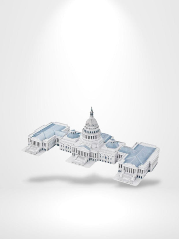  Puzzle 3D Capitol Building | Brainstaker™ Gris Clair