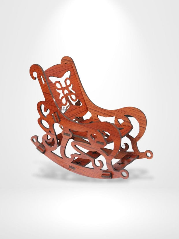 Puzzle 3D Chaise Démontable | Brainstaker™ Marron