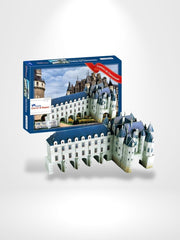 Puzzle 3D Château De Chenonceau | Brainstaker™ Bleu