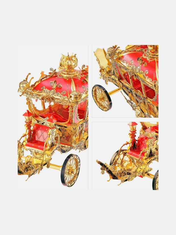 Puzzle 3D Cinderella Carriage Gold  | Brainstaker™ Or