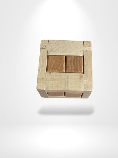 Puzzle 3D Cube Wood | Brainstaker™ Bois