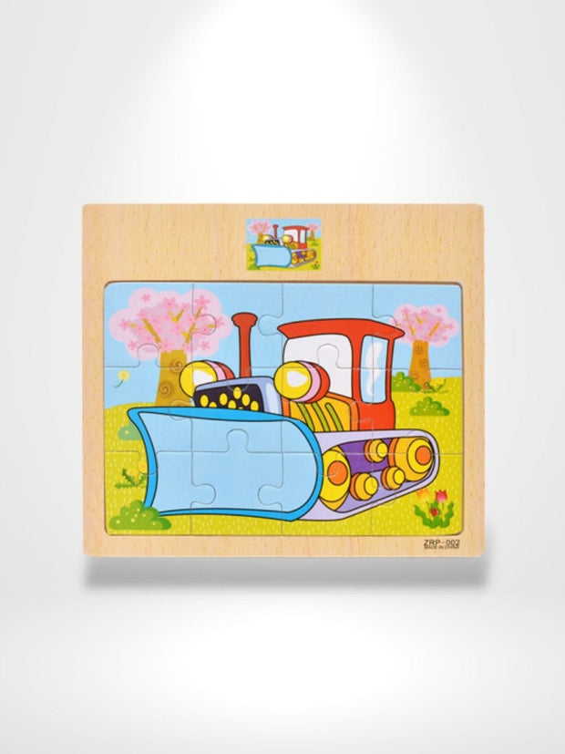 Puzzle 3D Dessin pièce | Brainstaker™ Bois