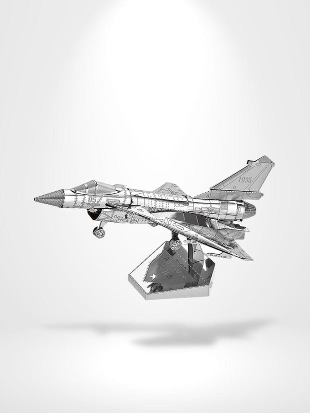 Puzzle 3D Difficile avion pour adultes | Brainstaker™ Argent