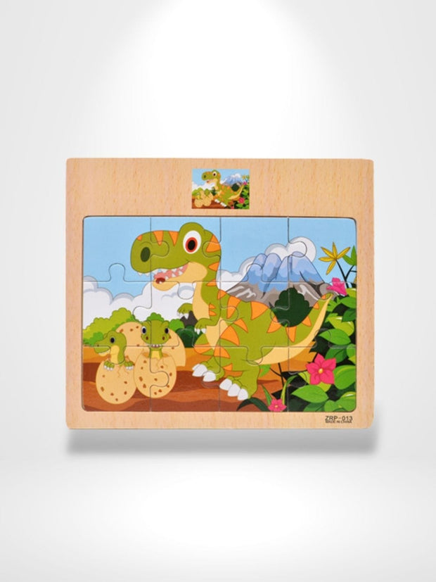 puzzle 3d dinosaure 4 ans |  Brainstaker™ Bois