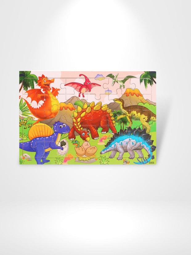 Puzzle 3D Dinosaure 5 Ans | Brainstaker™ Vert