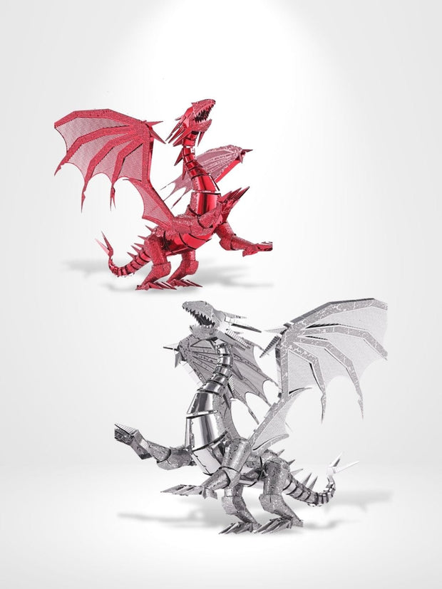Puzzle 3D Dragon Metal | Brainstaker™