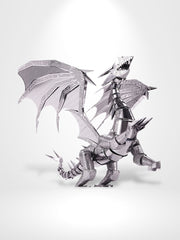 Puzzle 3D Dragon Metal | Brainstaker™ Argent
