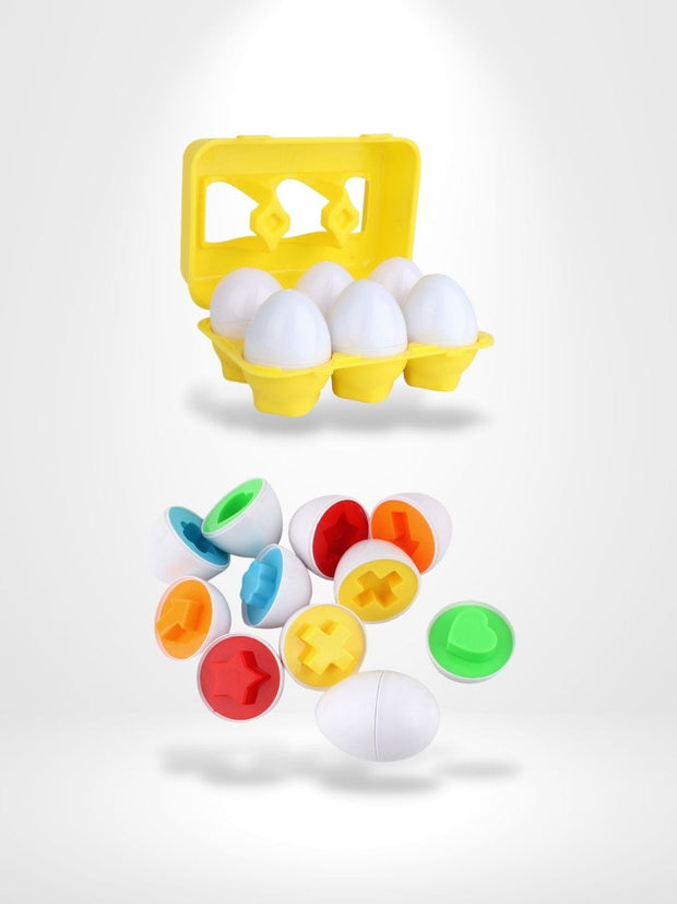 Puzzle 3D Egg | Brainstaker™ 6 Piéce | avec boîte / Jaune