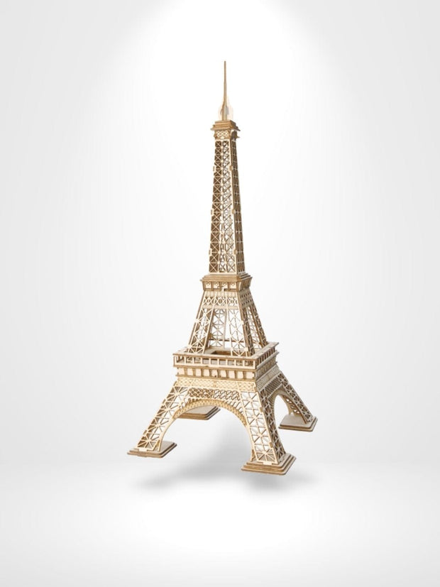 Puzzle 3D Eiffel Tower Paris |  Brainstaker™ Bois