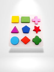 Puzzle 3D Géometrie Montessori | Brainstaker™ Rose