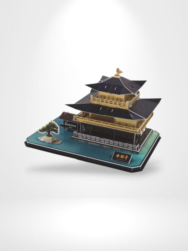 Puzzle 3D Golden Pavilion | Brainstaker™ Noir