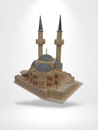 Puzzle 3D Les mosquée Du Monde | Brainstaker™ Bois