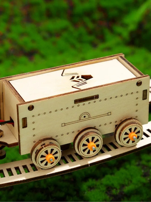 Puzzle 3D Locomotive  Mécanique En Bois | Brainstaker™