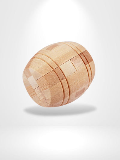 Puzzle 3D Mini Wooden Barrel   | Brainstaker™ Bois