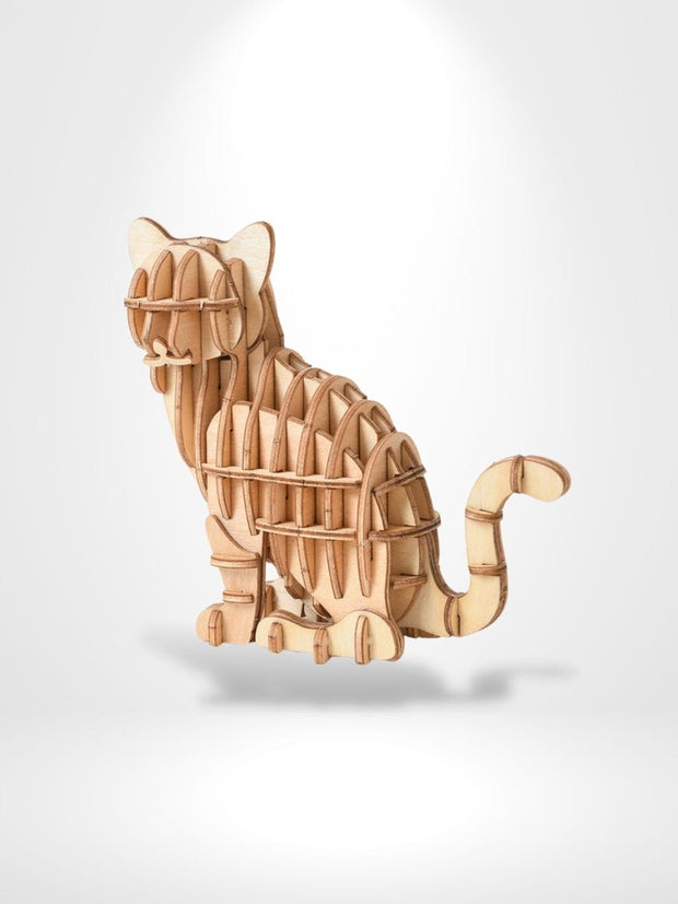 Puzzle 3D Natural Wooden | Brainstaker™ Bois