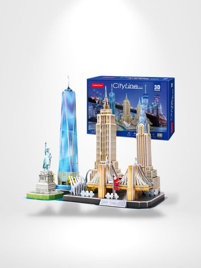 Puzzle 3D New York city | Brainstaker™ Bleu