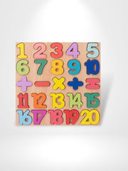  Puzzle 3D Numéro | Brainstaker™ Bois