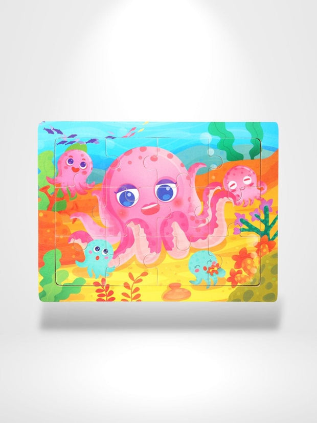 Puzzle 3D Octopus  | Brainstaker™ Rose