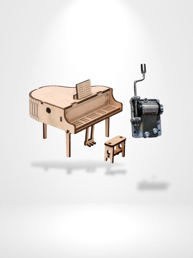 Puzzle 3D Piano En Bois Pièce | Brainstaker™ Bois