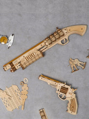 Puzzle 3D Pistolet | Brainstaker™ Bois