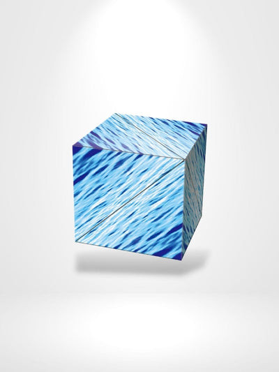 Puzzle 3D Printed Cube | Brainstaker™ Bleu Claire