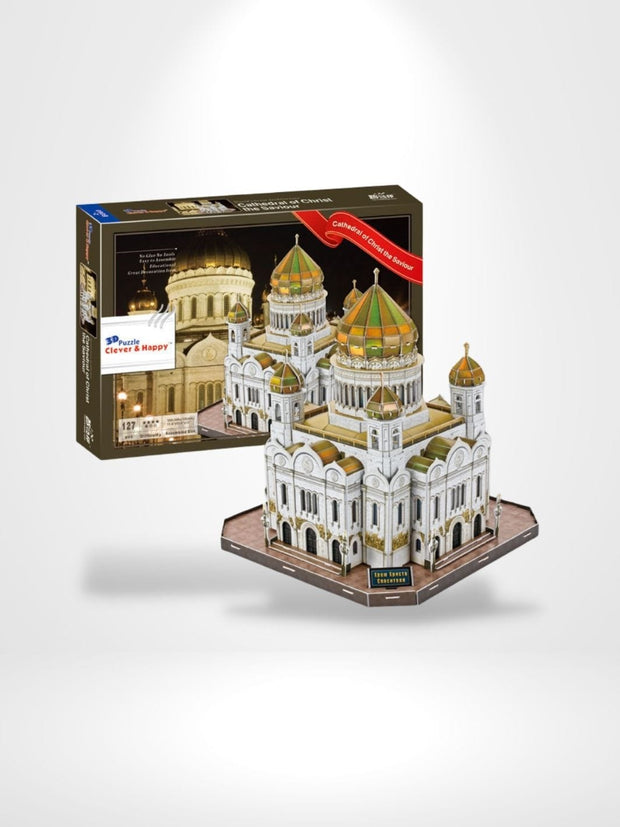 Puzzle 3D Russia | Brainstaker™ Gris Clair