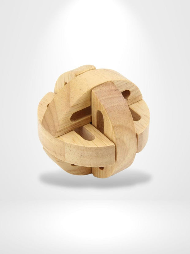 Puzzle 3D Sphère | Brainstaker™ Bois