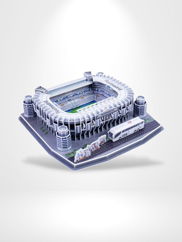 Puzzle 3D Stade De Foot | Brainstaker™ Gris