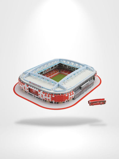 Puzzle 3D Stade Foot Spartak | Brainstaker™ Rouge