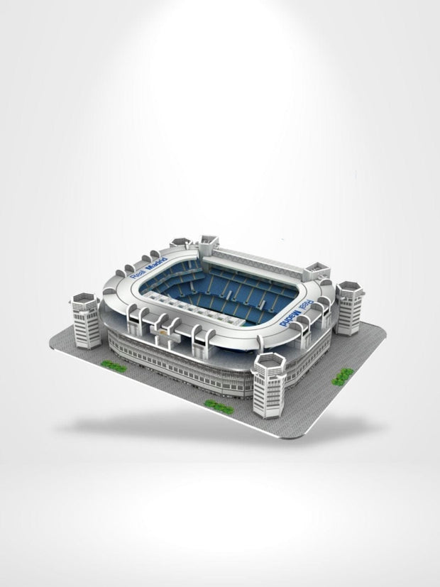 Puzzle 3D Stade Santiago Bernabeu | Brainstaker™ Gris