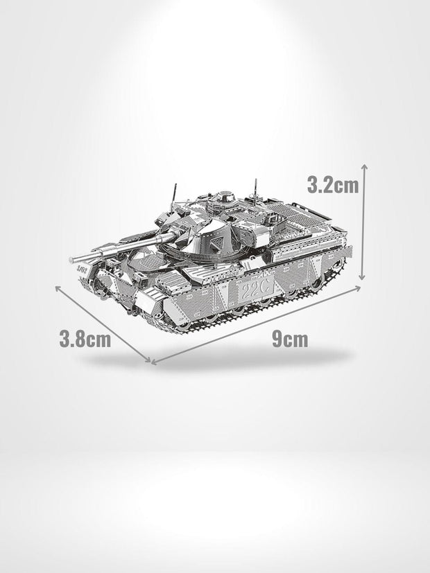 Puzzle 3D Tank | Brainstaker™ Argent