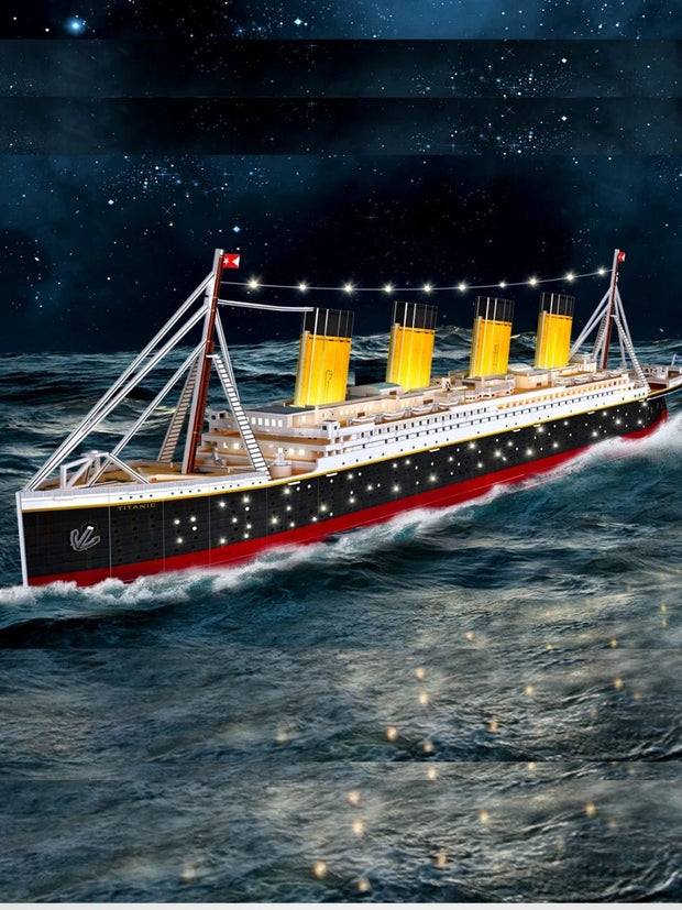 Puzzle 3D Titanic Led