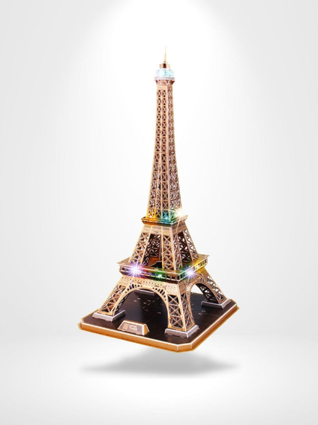 Puzzle 3D Tour Eiffel lumineuse | Brainstaker™ Bronze