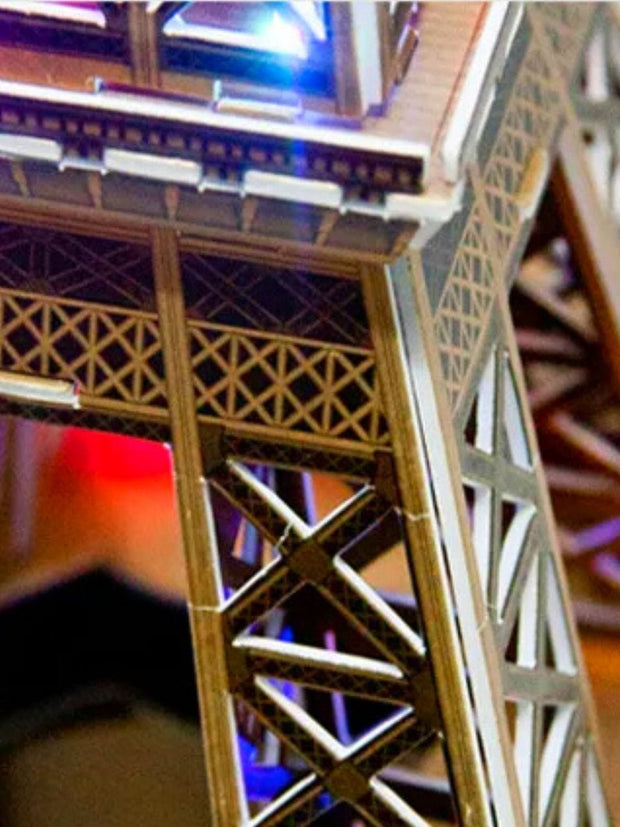 Puzzle 3D Tour Eiffel lumineuse | Brainstaker™ Bronze