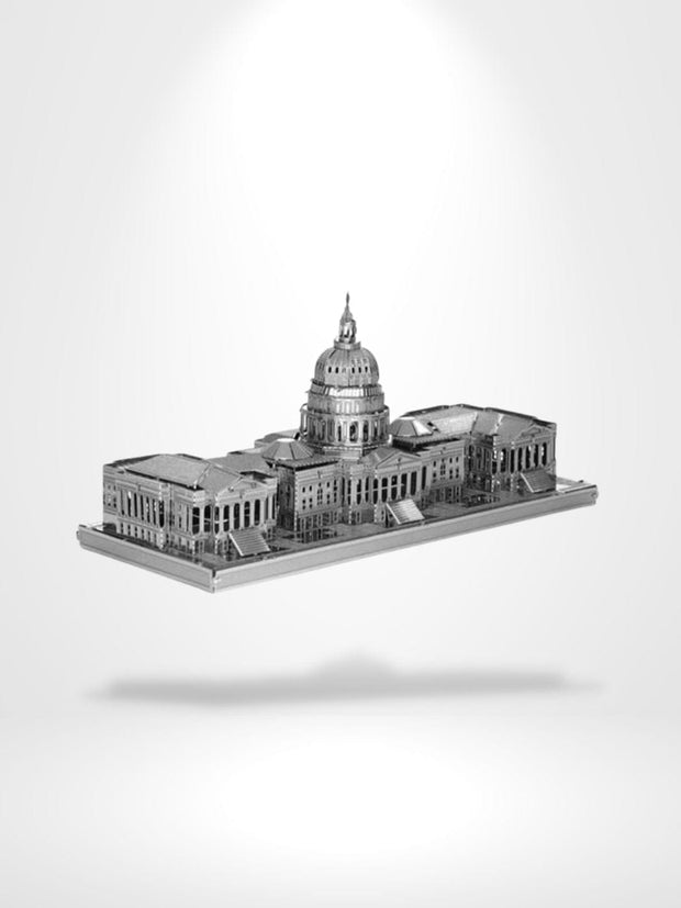 Puzzle 3D Us Capitol | Brainstaker™ Argent