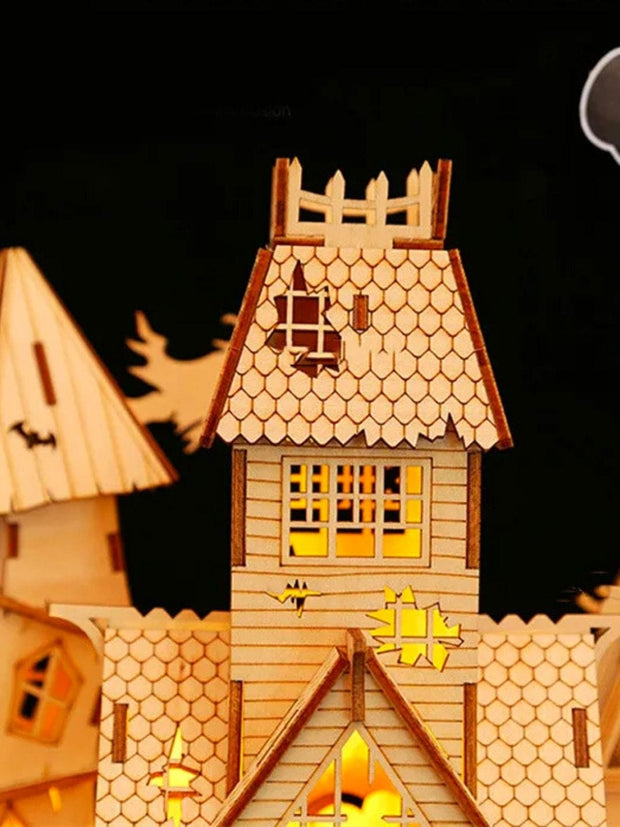 Puzzle 3D Wooden House | Brainstaker™ Bois