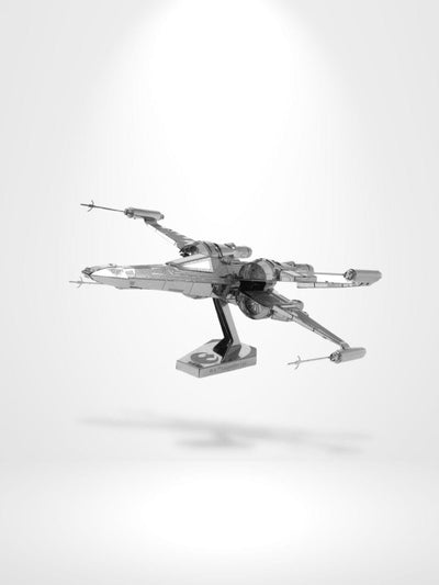Puzzle 3D X-Wing Warplane | Brainstaker™ Argent